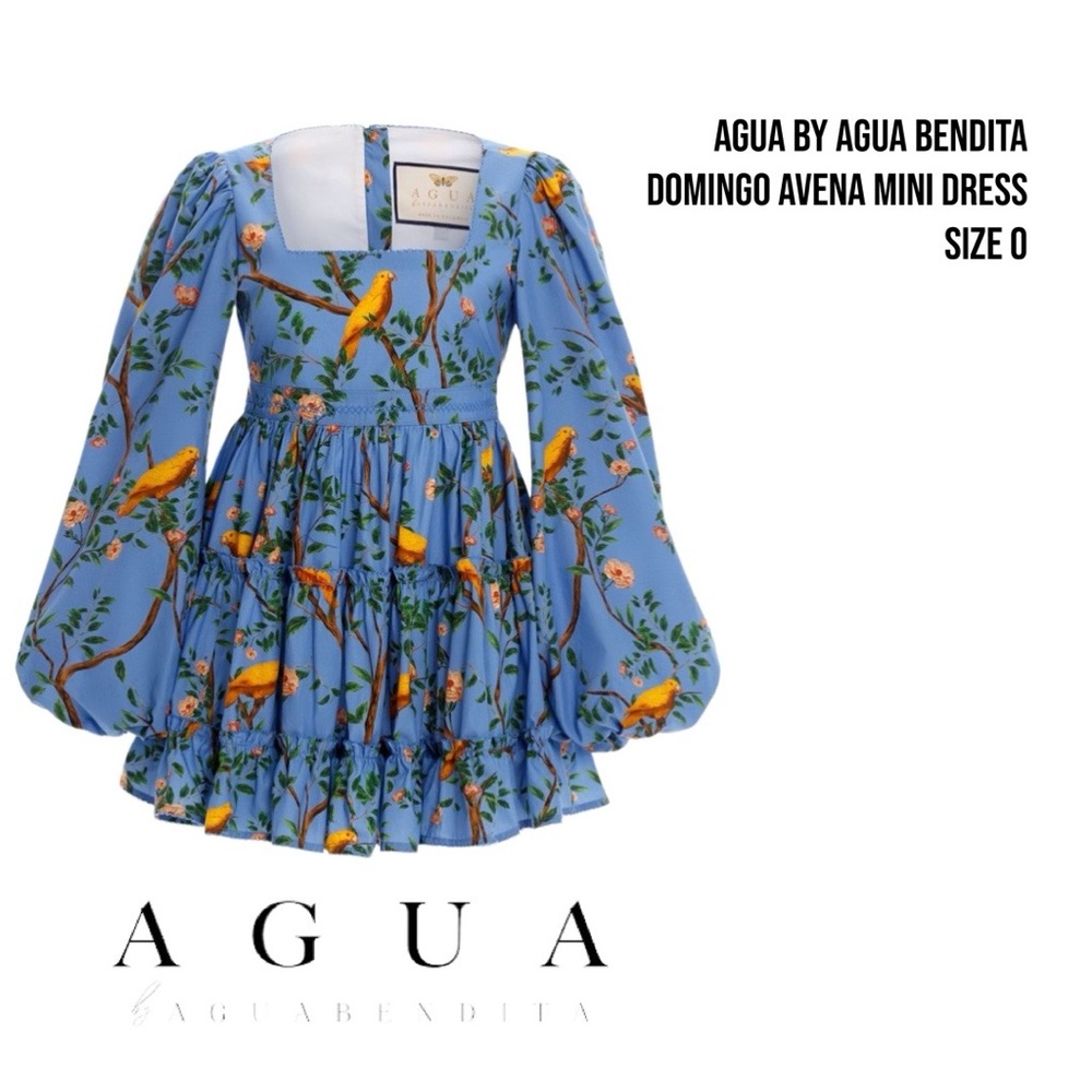 AGUA BY AGUA BENDITA - Domingo Avena Mini Dress - Sz XS